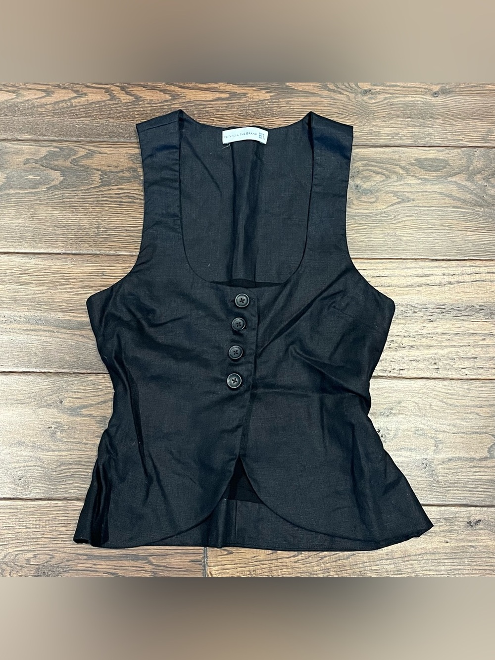Faithful the Brand Linen Vest XS